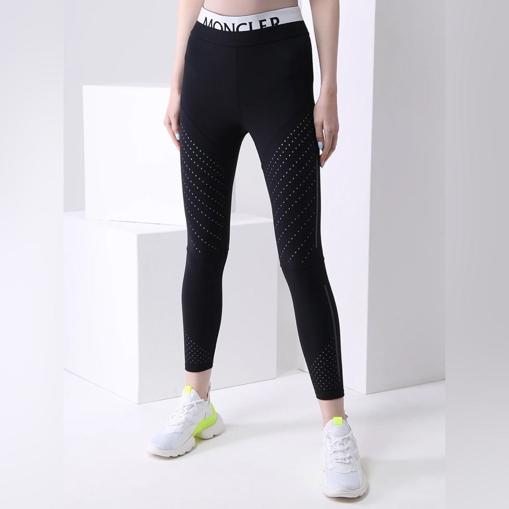 Moncler logo leggings size small